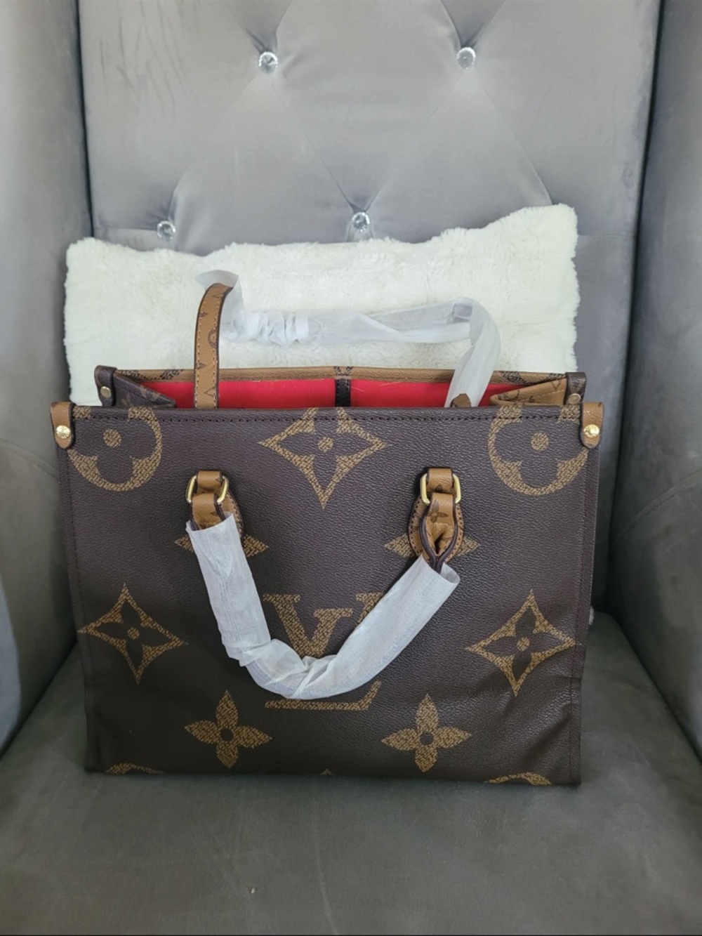 Medium brown/tan tote bag purse NEW